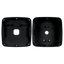 Scatola di giunzione per telecamere dome - Colore nero - Fabbricata in PVC