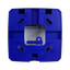 Pulsante di reset - Specifico per pannello antincendio - Arresto di emergenza - Indicatore LED - Installazione in superficie - Riattivato manualmente o con chiave