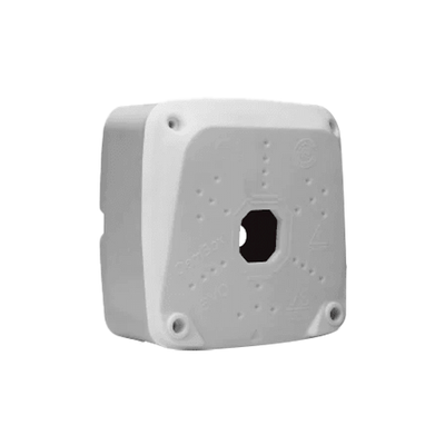 Junction box inclined 11 degrees - White color - Suitable for outdoor use - Made of PVC