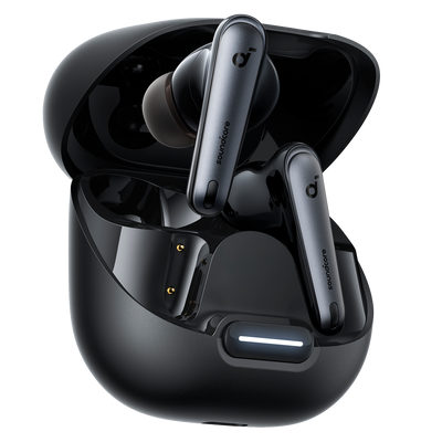 Soundcore  - Cuffie Wireless - 50 ore di riproduzione - Fino a 98% Riduzione del Rumore - Ricarica veloce - Personalizzazione tramite l'app Soundcore