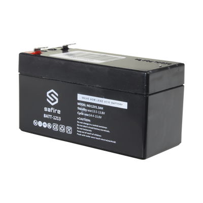 Rechargeable battery - AGM lead-acid technology - Voltage 12 V - Capacity 1.3 Ah - 58 x 97 x 65 mm / 540 g - For backup or direct use