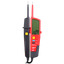 Detector de tensión CA/CC sin contacto - Pantalla LCD - Modos de alta y baja tensión hasta 690 V - Aviso sonoro y LED visible - Apagado automático - Resistente al agua IP65