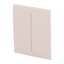 Ajax - LightSwitch CenterButton - Pannello tattile per doppio interruttore della luce  - Compatibile con AJ-LIGHTCORE-2G - Retroilluminazione a LED - Pannello tattile centrale senza contatto - Colore avorio - Innowatt