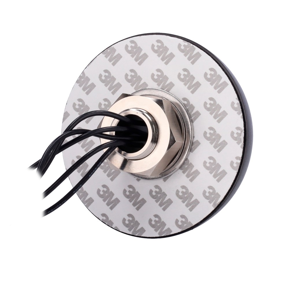 Teltonika Antena - Combo LTE/Wi-Fi/GNSS - Montaje techo vehículo - Conectores SMA - Certificado para exterior IP65 - Cables RG174 3 metros de longitud