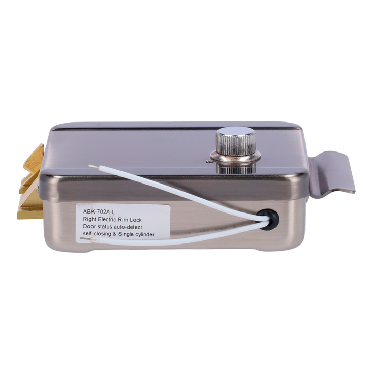 Electromechanical surface lock - Opening mode Fail Safe (NC) - Applicable to fire systems - Status LED - Programmable automatic closing - Left opening outwards