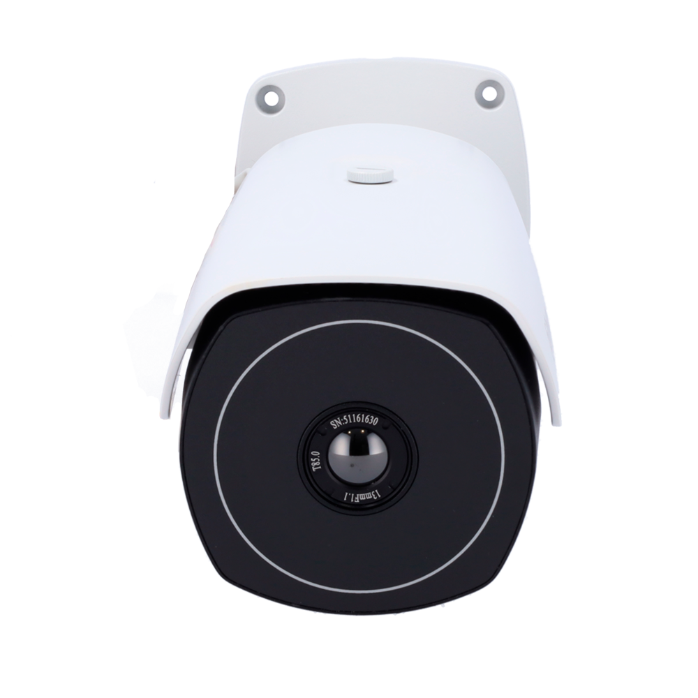 Telecamera termica IP - 640x512 VOx - Sensibilità termica &lt; 40mK - Consente la misurazione della temperatura - Rilevazione antincendio e allarme - Audio | Allarmi | Scheda SD
