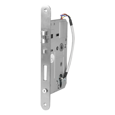Hotel lock - Opening via MF card - Backset 60mm | Left opening - Independent operation with 4 x AA battery - Emergency cylinder - Management with Hotel Lock System software
