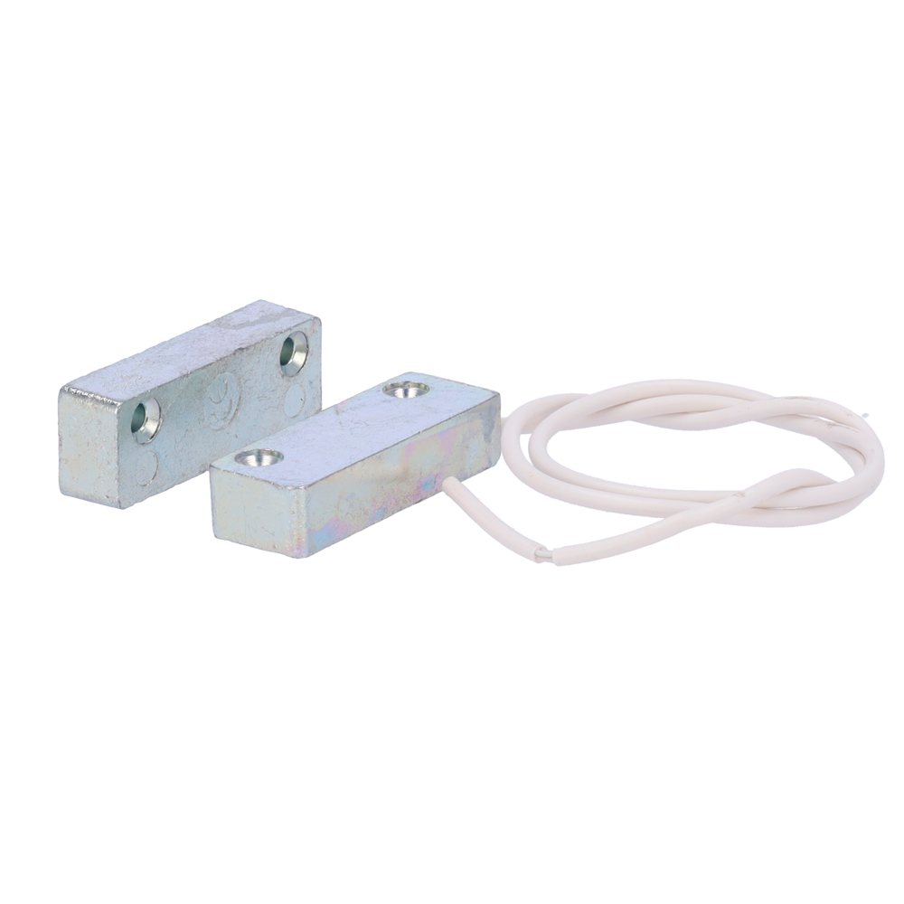 FDP magnetic contact - Specific for metal surfaces - High power Reed technology - 4 wire system - Metal cover - Suitable for outdoor IP65 - Grade 2 certified