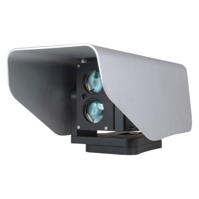 Rivelatore laser esterno GJD - Tecnologia Laser di grande portata - Campo di rilevamento regolabile fino a 500 m - Elevata affidabilità e precisione - Alimentazione 12 VDC / PoE IEEE 802. 3af - Uso esterno
