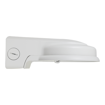 Wall bracket - For dome cameras - Suitable for outdoor use - White color - Load resistance 3 Kg - Cable pin