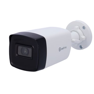 Safire PRO Range Bullet Camera - 4 in 1 output - 5 Mpx high performance CMOS - 6 mm lens | IR range 40 m - Waterproof IP67