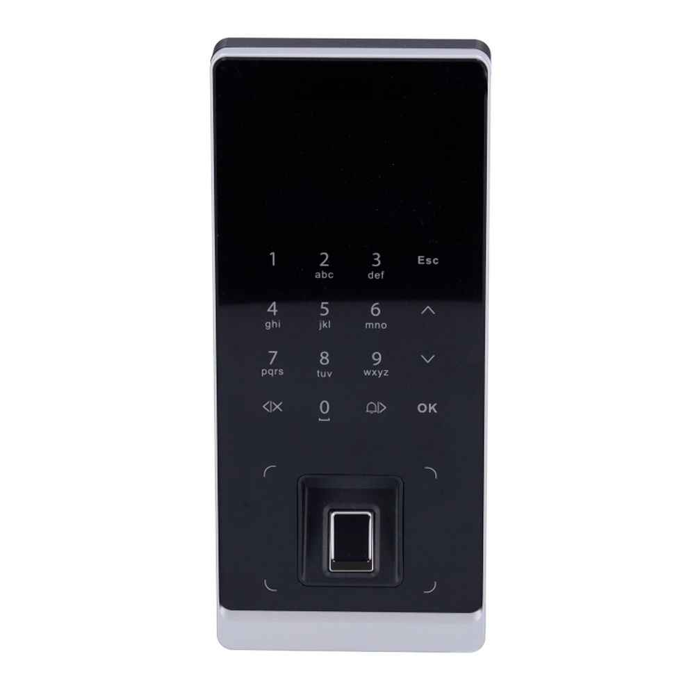 Controllo degli accessi e presenza - Impronta digitale, tastiera e scheda MF - 30.000 usuari / 150.000 registri - TCP/IP, WiFi, USB, RS485 e Wiegand - Controller integrato | Adatto per uso esterno IP65 - Software SmartPSS