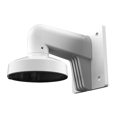 Staffa a parete - Per telecamere mini dome - Adatto per esterni - Alluminio con trattamento spray - Compatibile con Hikvision - Pin cavo