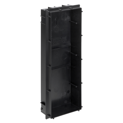 Junction box - Specific for video intercom - Connection holes - 400mm (Al) x 150mm (An) x 63mm (Fo) - Suitable for apartment video intercom - Made from ABS plastic