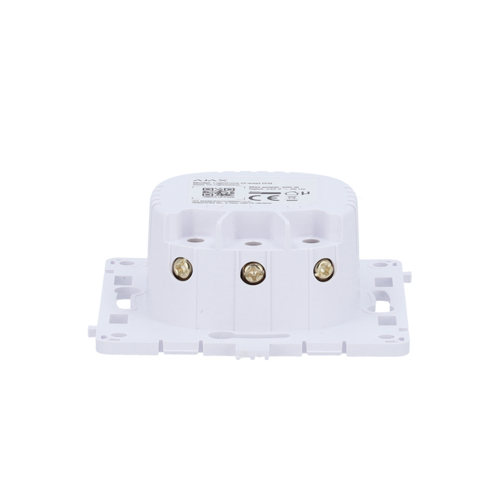 Ajax - LightSwitch LightCore (2 Way) - Relay for switchable light switch - Wireless 868 MHz Jeweler - Communication range up to 1100 m - Power supply 230 V AC 50 Hz - No neutral needed