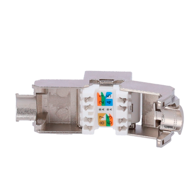 FTP cable connector - RJ45 output connector - Compatible with FTP category 6A - Easy installation without the need for tools