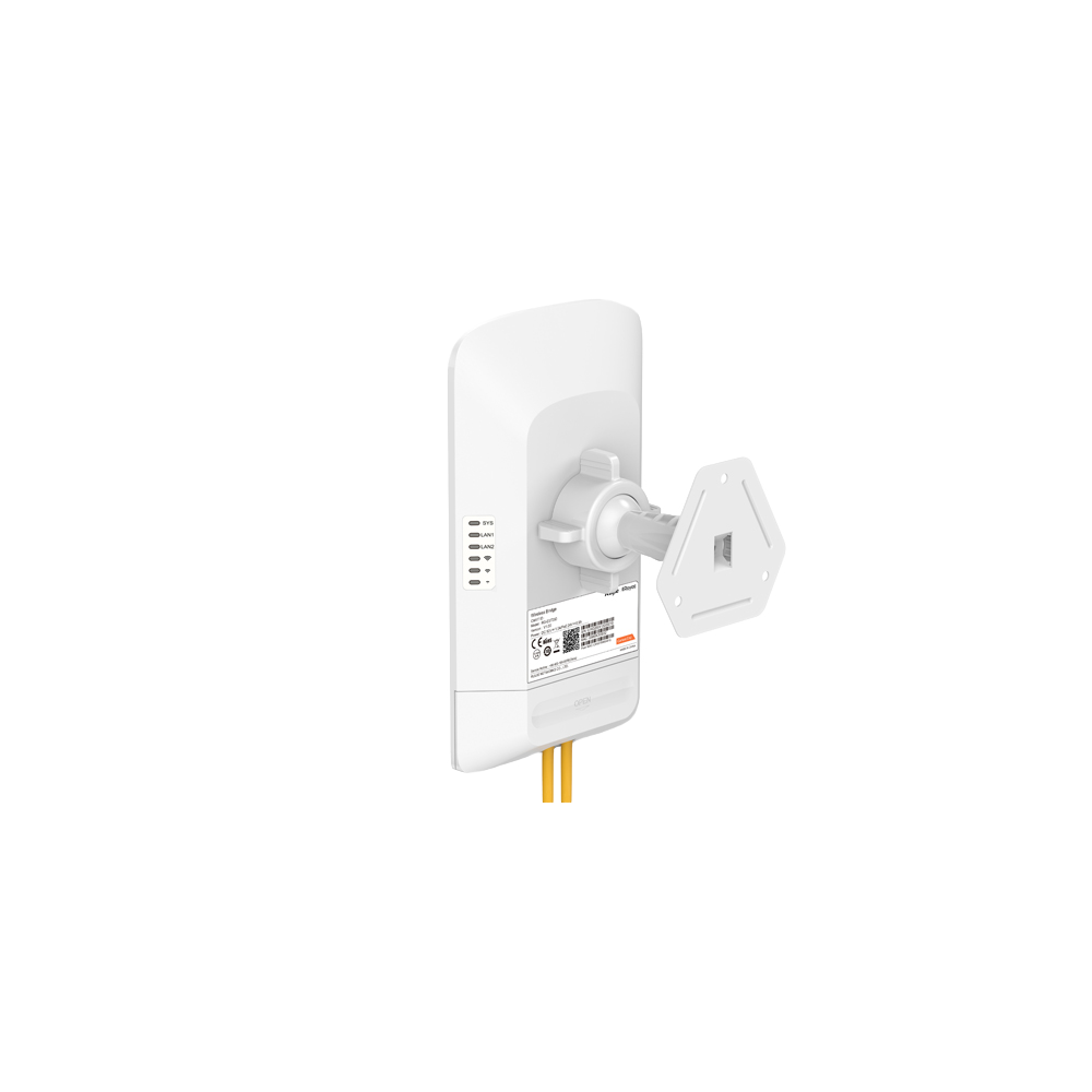 Reyee - Collegamento wireless fino a 5 km - Frequenza 5.15 GHz 5.85 GHz - Basato su 802.11 b/g/n/ac - IP54, adatto per esterni - 2 unità accoppiate