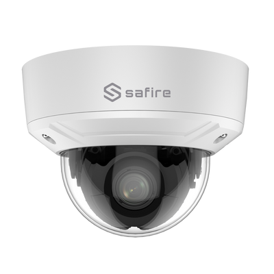 Cámara Domo IP de 8 Megapíxeles - Sensor CMOS de escaneo progresivo 1/3" - Detección de movimiento 2.0 de personas y vehículos - Lente motorizada 2.8~12 mm AF - Compresión H.265+ - Audio / Alarmas / PoE+