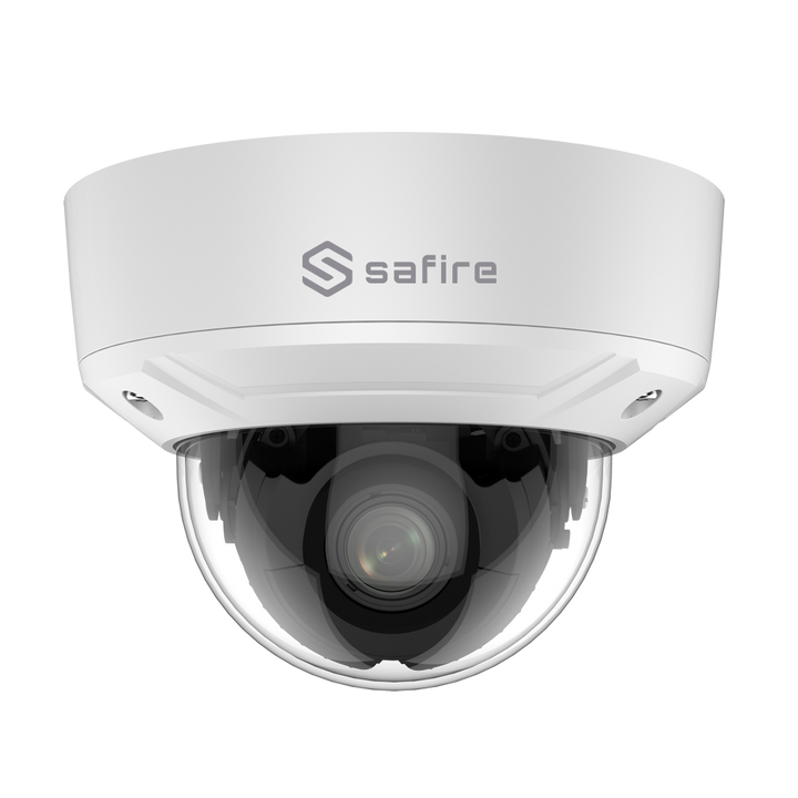 Telecamera Dome IP 8 Megapixel - 1/3" Sensore Progressive Scan CMOS - Motion Detection 2.0 di persone e veicoli - Lente motorizzata 2.8~12 mm AF - Compressione H.265+ - Audio / Allarmi / PoE+