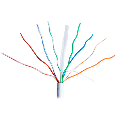 Uniview cable UTP categoría 6 - Conductor OFC,100% cobre - Diámetro 23 AWG-0,55mm - Certificado CPR: Dca-s2,d2,a2  - Cubierta exterior LSZH / Color blanco -  Se suministra en bobina de madera de 305m