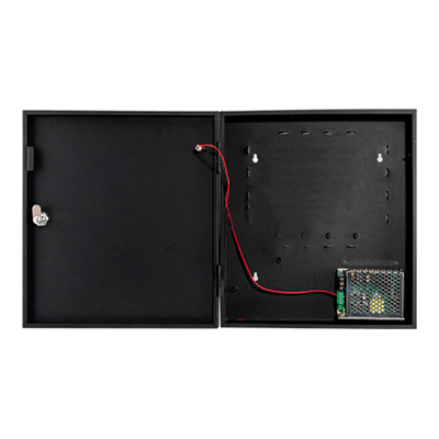 Caja controladora - Compatible con controlador ZK-C2-260 - Tamper de apertura - Bloqueo con llave - Fuente de alimentación | Espacio para la batería - Indicador LED de estado