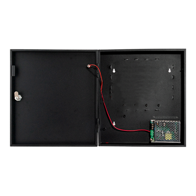 Controller box - Compatible with ZK-C2-260 controller - Opening tamper - Locking with key - Power supply | Space for battery - LED status indicator