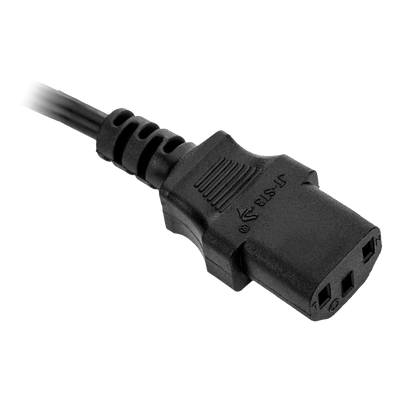 Cable de alimentación Hisense - Enchufe EUR a IEC 3 pines - Longitud 3m - Tensión de conexión 250V - Corriente 16A - Potencia nominal 2000W