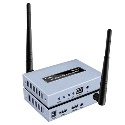 HDMI Wireless Extender - Transmitter and Receiver - 50m Distance - 2.4GHz and 5GHz WiFi Protocol - Up to 1080p - DC 5V Power Supply