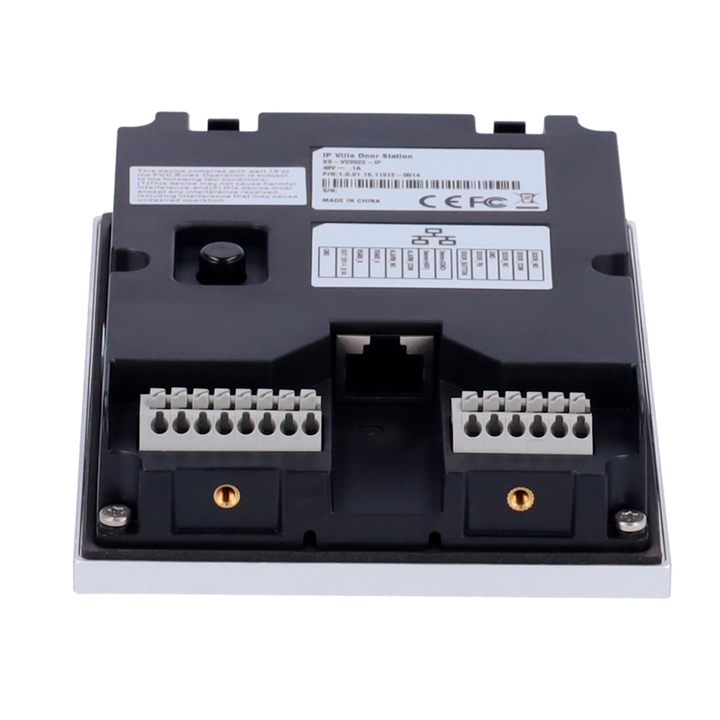 Videocitofonia 2 fili o IP - Telecamera 2Mpx | Audio Bidirezionale - Visione notturna - Può essere alimentato da PoE - Adatto per esterni IP65 - Alluminio Anodizzato antivandalo