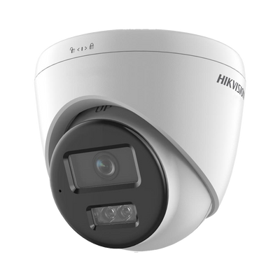 Hikvision - Cámara Turret IP gama Value - Resolución 6 Megapíxel (3200x1800) - Lente 2.8 mm - Luz híbrida alcance 30 m | PoE (IEEE802.3af) - Detección de movimiento 2.0 | IP67