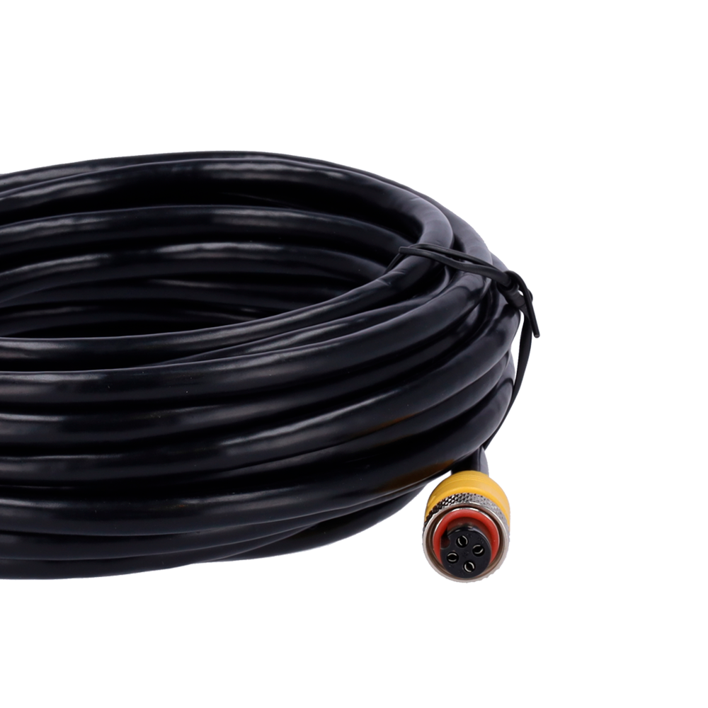 Streamax - Cavo per telecamere AHD - Connettore M12 tipo aviazione - 4 Pin - Lunghezza 3m - Maschio - Femmina