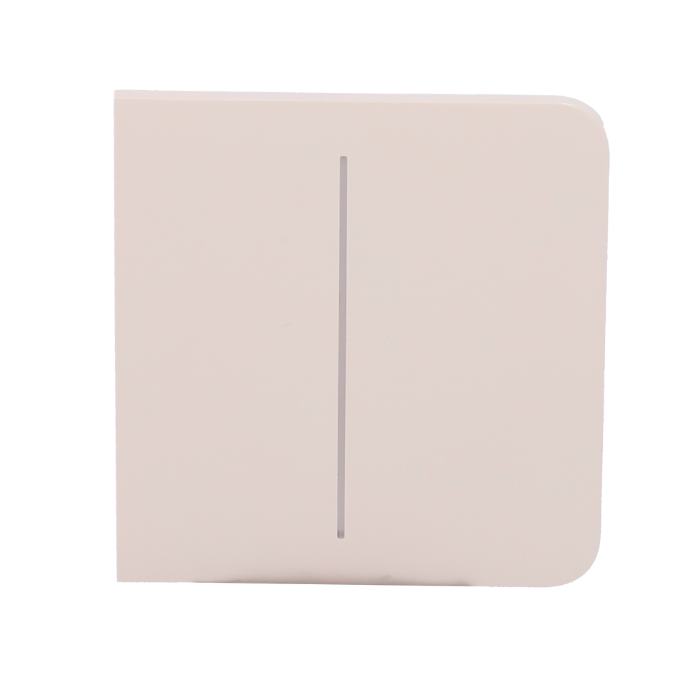 Ajax - LightSwitch SideButton - Pannello tattile per doppio interruttore della luce - Compatibile con AJ-LIGHTCORE-2G - Retroilluminazione a LED - Pannello tattile laterale senza contatto - Colore avorio
