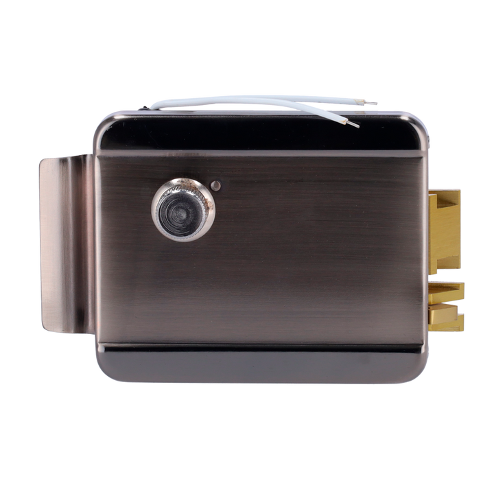 Electromechanical surface lock - Opening mode Fail Safe (NC) - Applicable to fire systems - Status LED - Programmable automatic closing - Left opening outwards