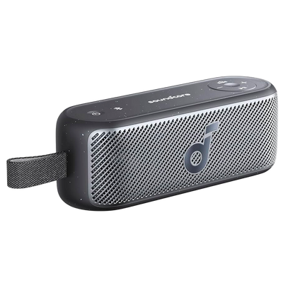 Altavoz portátil Soundcore by Anker - 2 diafragmas estereo - Sonido de 20W - 12 Horas de Reproducción -  Frecuencia del sonido 50Hz～40 KHz - Impermeable IPX7 | Color negro