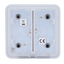 Panel táctil para interruptor de luz doble  - Compatibilidad con AJ-LIGHTCORE-2G - Retroiluminación LED - Panel táctil sin contacto - Color grafito