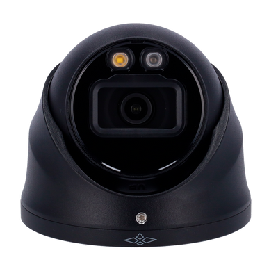 Cámara IP Turret X-Security WizSense NEGRO - 4 Megapíxeles (2688 × 1520) - Lente de 2,8 mm - PoE | H.265+ - Micrófono integrado | Micro SD hasta 256GB - Funciones inteligentes | Iluminación dual inteligente