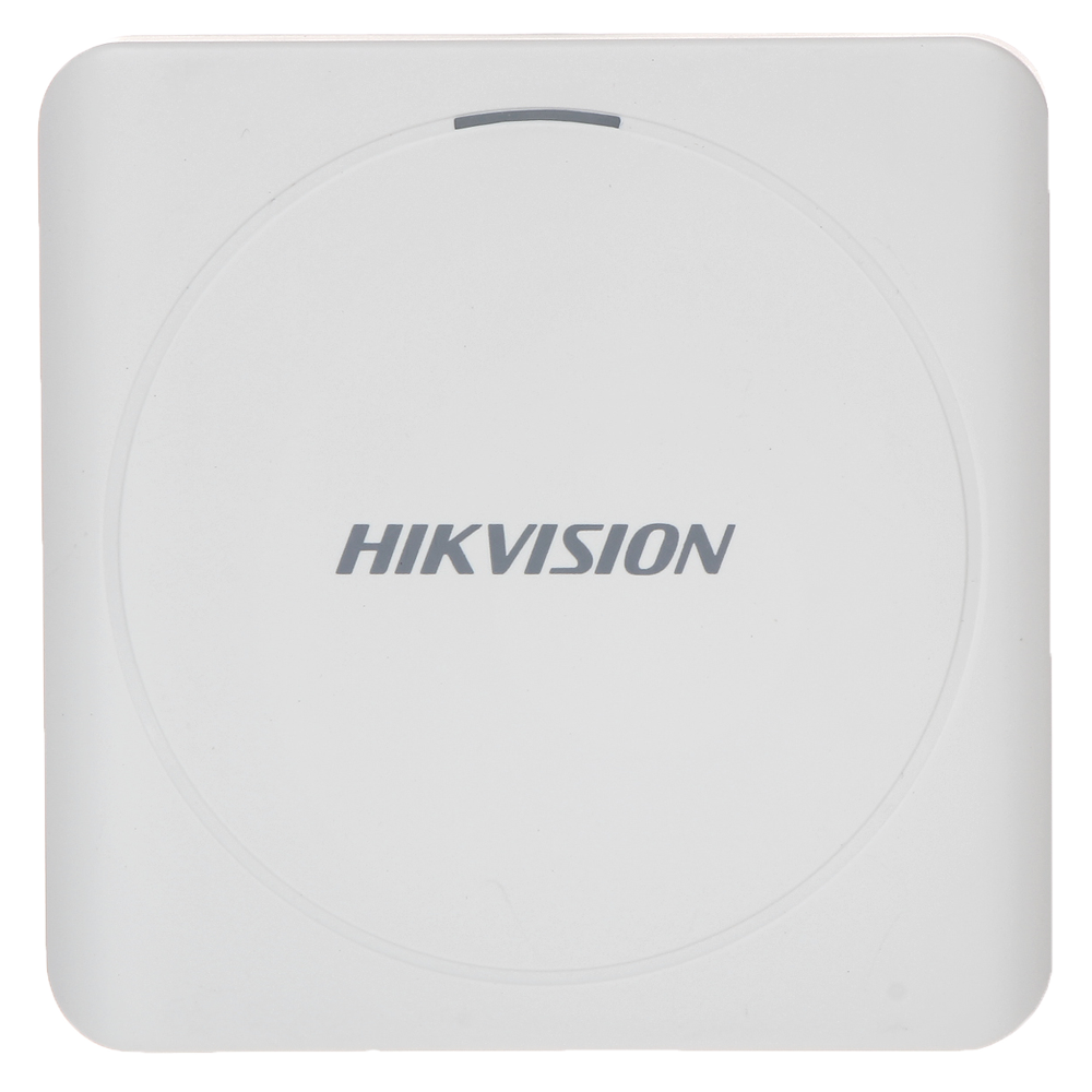Access reader - Access with EM card - LED and acoustic indicator - Wiegand 26/34 - Compatible with Hikvision controllers - Suitable for outdoor IP65