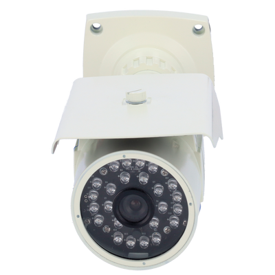 Telecamera IP 720p per esterni - 24 LED IR Distanza 25 m - Installazione Plug&amp;Play - Ethernet e Wifi - Registrazione su scheda SD - Acceso tramite l'account e la nube