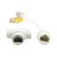 Acoplador y divisor Poe RJ45 - Para cámaras IP - Color blanco
