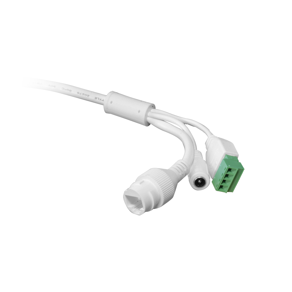 Safire Smart - Cámara Turret IP gama I1 con Disuasión activa - Resolución 4 Megapíxel (2566x1440) - Lente 2.8 mm | MIC & Speaker | Dual light 40m - AI: Clasificación de humano y vehículo - Impermeabilidad IP67 | PoE (IEEE802.3af)