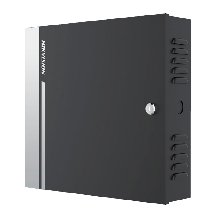 Controller di accessi RFID - Accesso con scheda o password - Comunicazione TCP/IP - 4 lettori Wiegand | 8 lettori RS485 - Uscita relè per 4 porte - Software iVMS-4200