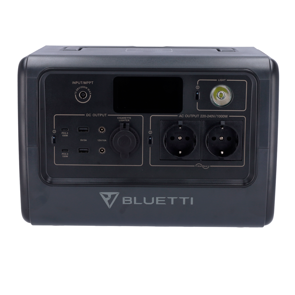 Batería portátil - Gran capacidad 716Wh - Potencia de salida 1000W máx | LiFePO4 - Múltiples salidas - Múltiples modos de carga - Pantalla táctil