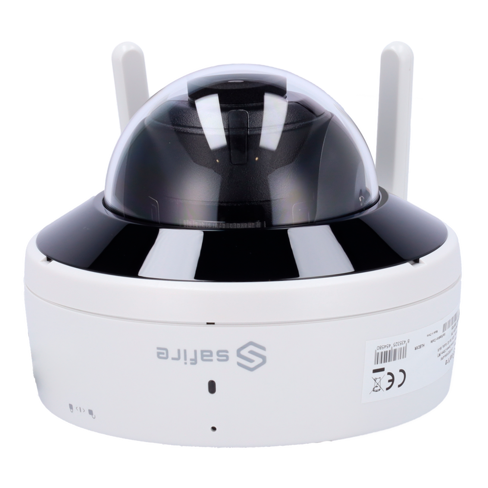 Cámara Domo IP de 4 Megapíxeles - CMOS de escaneo progresivo 1/2.7" - WIFI con conexión Hotspot - Compresión H.265+ / H.265 - Lente de 2.8 mm - Micrófono incorporado | WDR - Grabación en tarjeta Micro SD