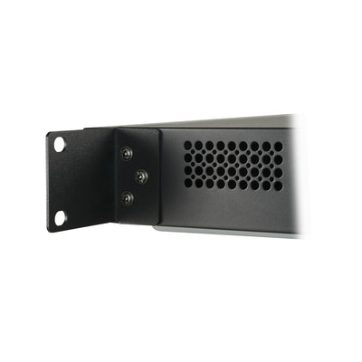 Staffe per montaggio a rack - Per videoregistratori Safire - Altezza 1U rack - Fori rack standard - Realizzato in acciaio - Viti di fissaggio