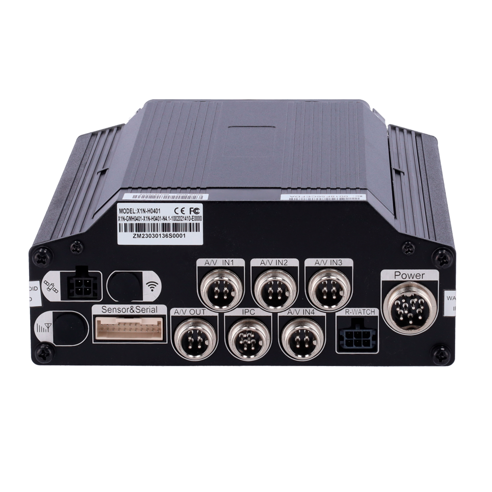 Streamax - Videoregistratore NVR a bordo del veicolo - 4 CH IP / Compressione H.265/H.264 - Risoluzione massima 1080p - GPS | Allarmi - Supporta 1HDD 2.5"