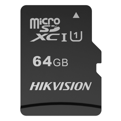 Tarjeta de memoria Hikvision - 64 GB de capacidad - Clase 10 U1 - Hasta 300 ciclos de escritura - FAT32 - Ideal para móviles, tablets, etc.