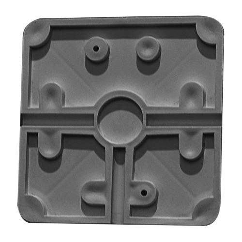 Coperchio di giunzione flessibile per scatola di supporto - Per esterni - Permette di inserire il cablaggio al suo interno - Fabbricato in plastica