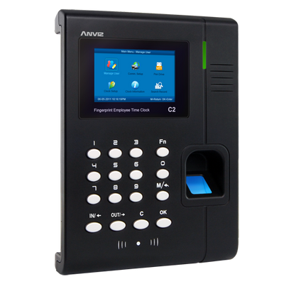 ANVIZ Attendance Control Terminal - Fingerprints, RFID cards and keyboard - 3000 records / 100000 registers - TCP/IP, USB, USB Flash - 8 Attendance Control Modes - Anviz CrossChex Software