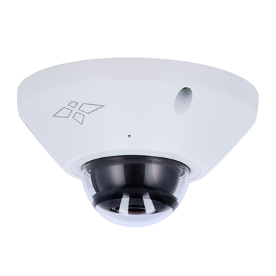 X-Security Fisheye WizMind - Cámara IP de 5 megapíxeles - CMOS progresivo de 1/2,7” - Lente de 1,4 mm | - Funciones inteligentes - Audio | Micrófono incorporado