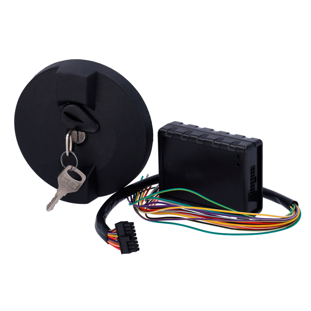 Security cap kit for trucks - Detects and notifies fuel theft attempts - System to integrate with Ajax - Integration with AJ-DOORPROTECT and AJ-TRANSMITTER - Includes cap (Ø 8 cm) and communication module - Cap sensor: Accelerome